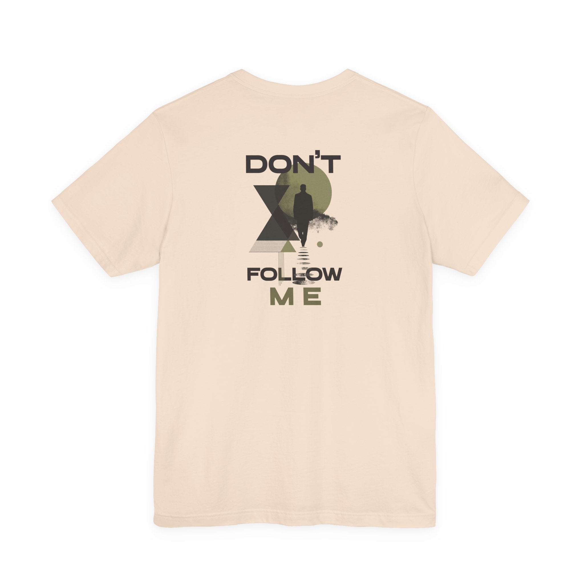 Don't Follow Me Tee #01 – Back Side, minimalist introvert graphic tee