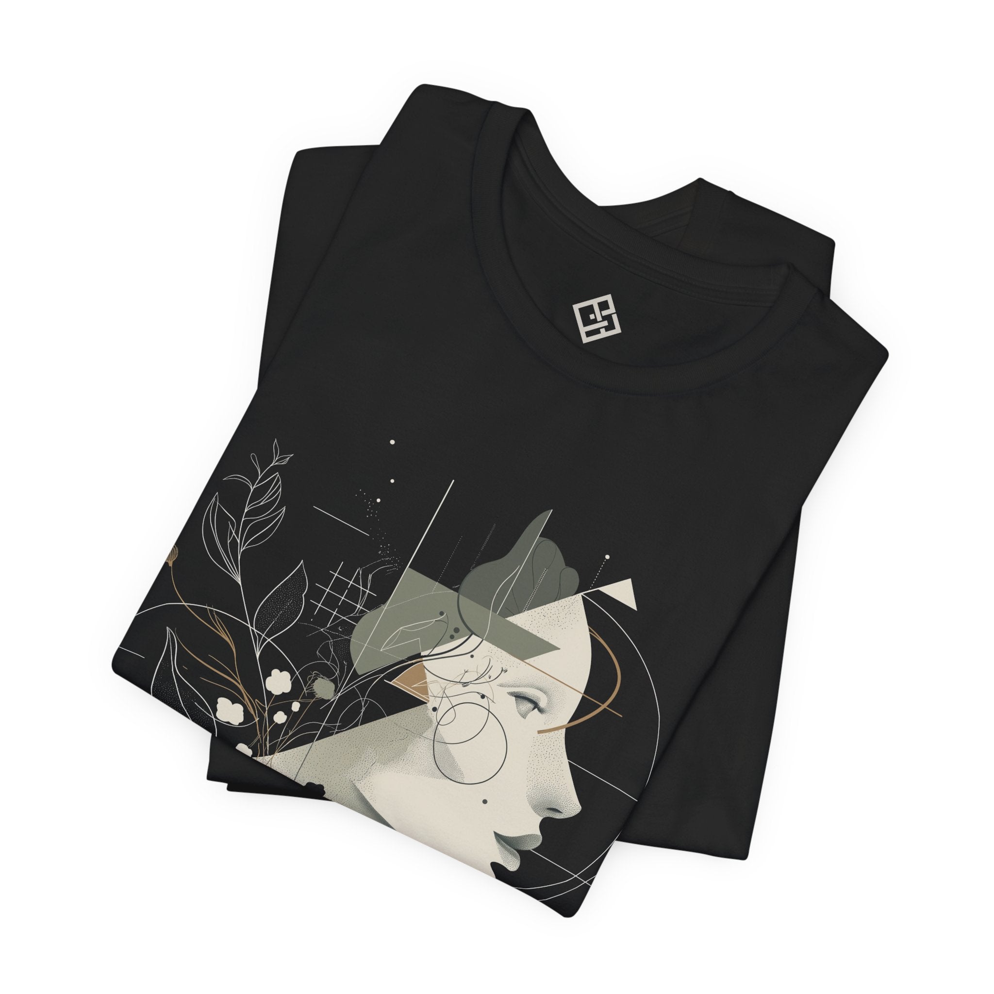 No Crowds Tee #12 — Minimalist Profile Art Shirt