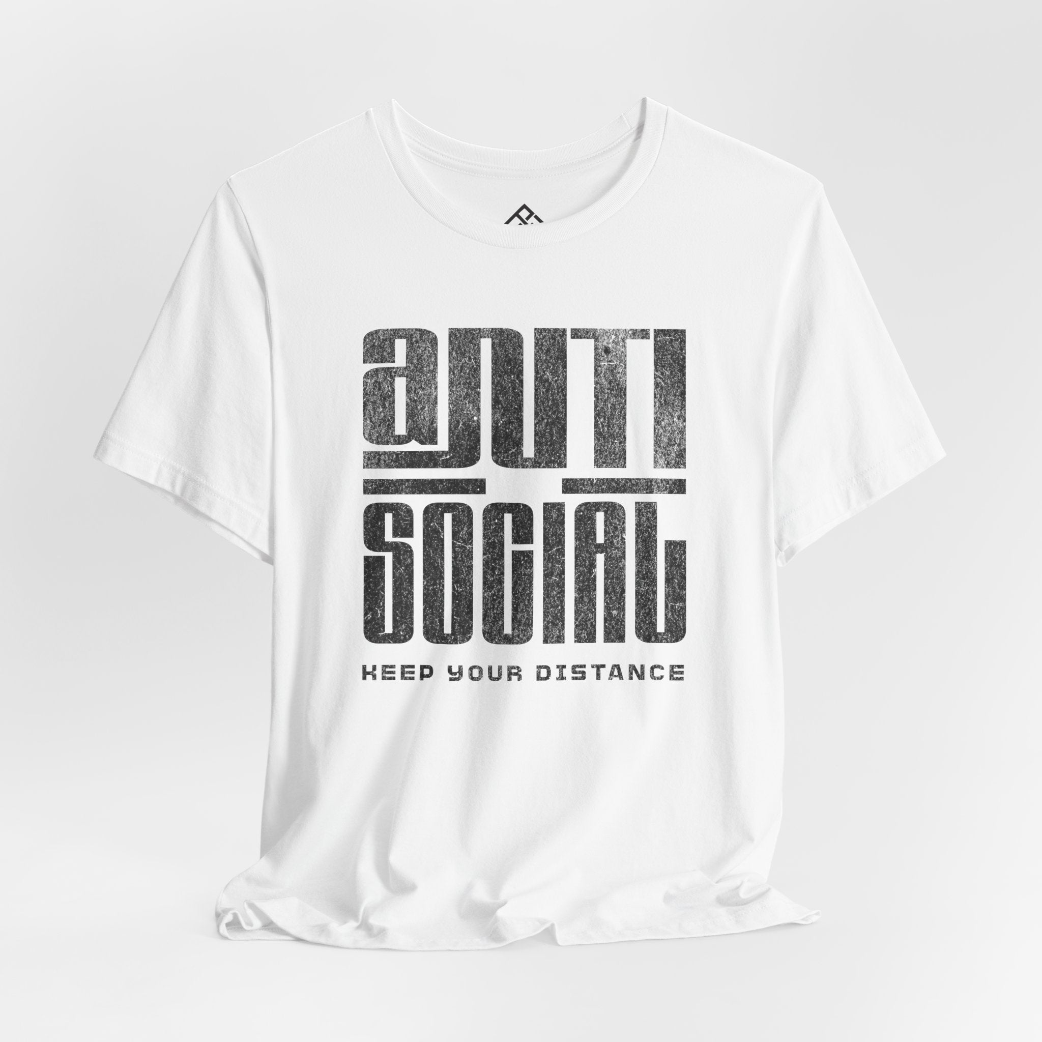 Anti Social Tee (01)  — "Keep Your Distance" Graphic T-Shirt