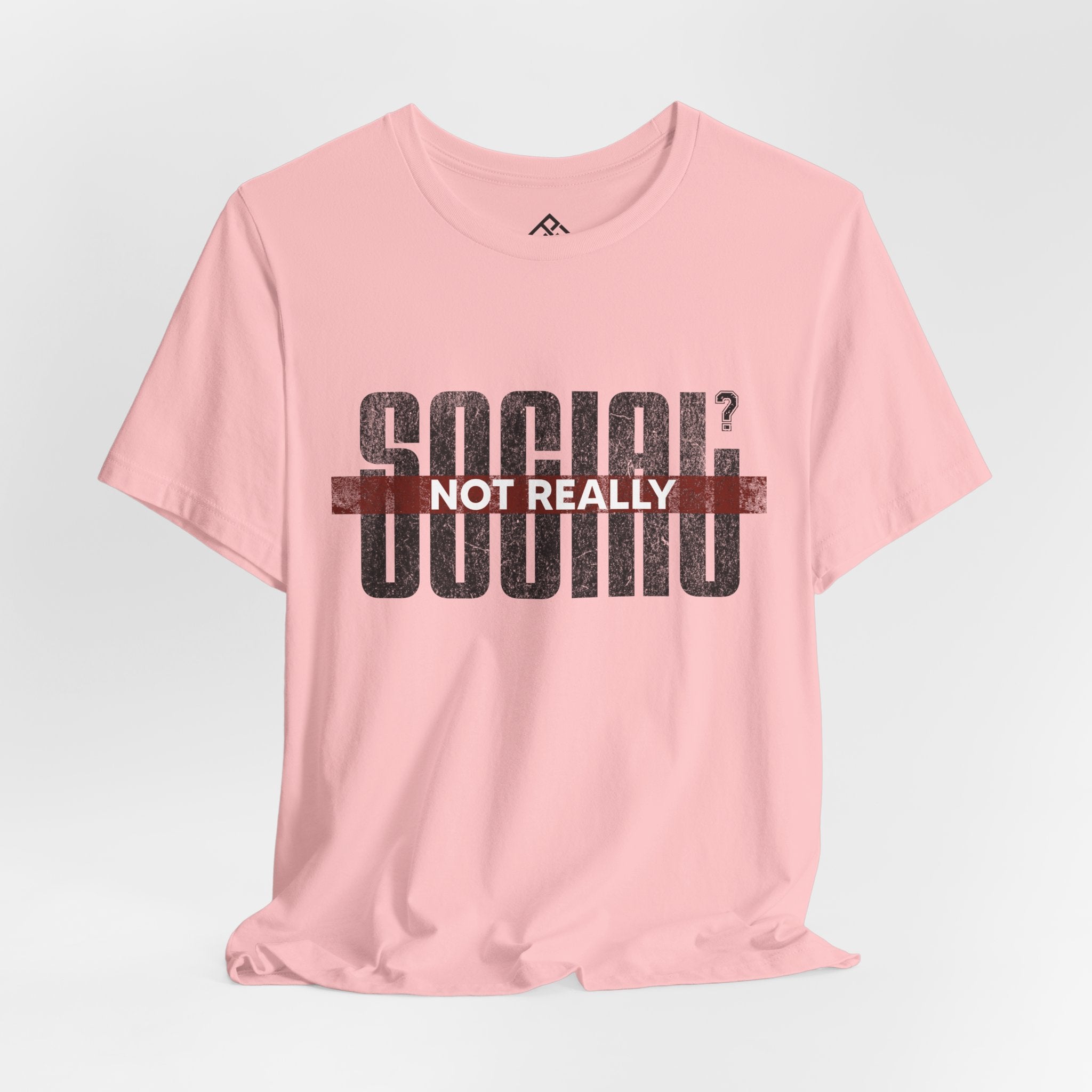 Social? Not Really T‑Shirt — Funny Introvert Graphic Tee