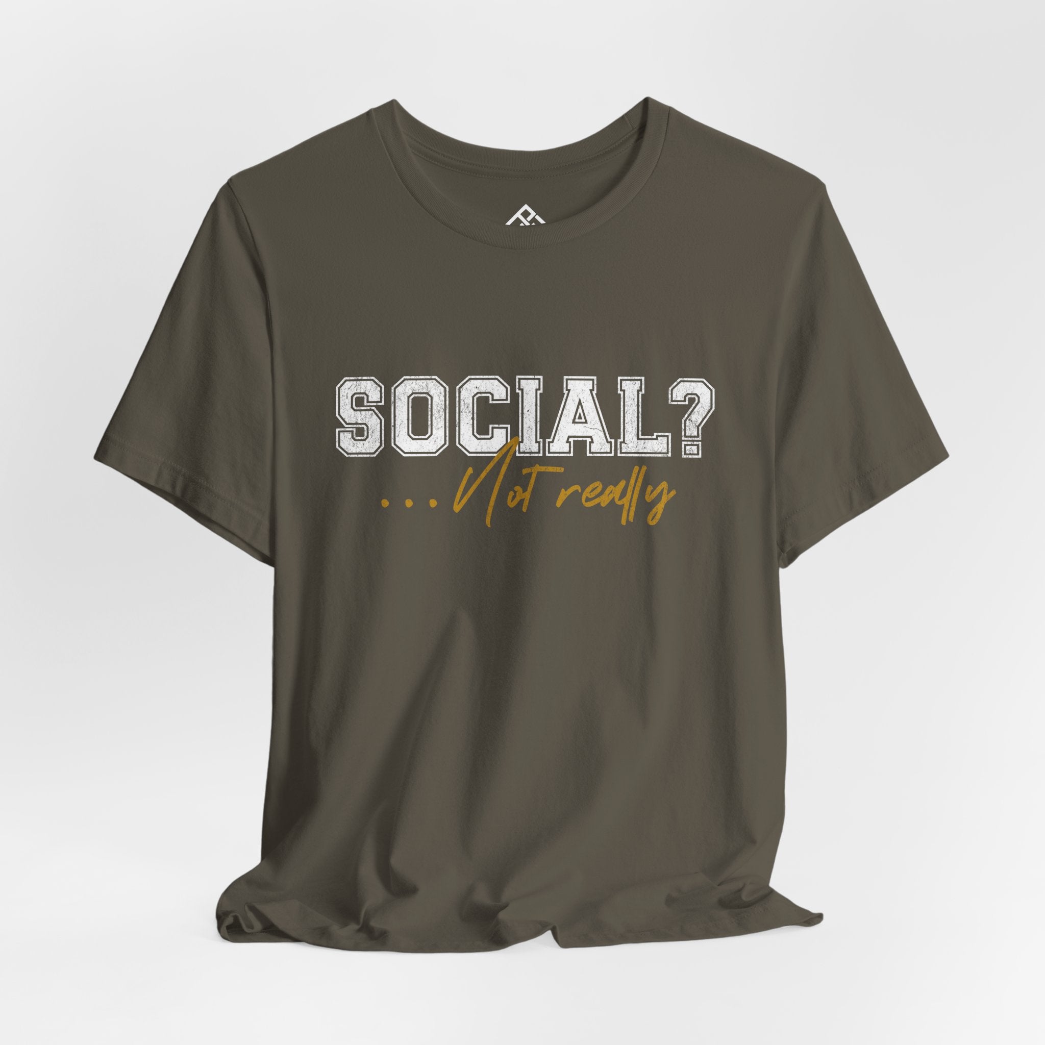 Social? Not Really Tee – Introvert Graphic T‑Shirt