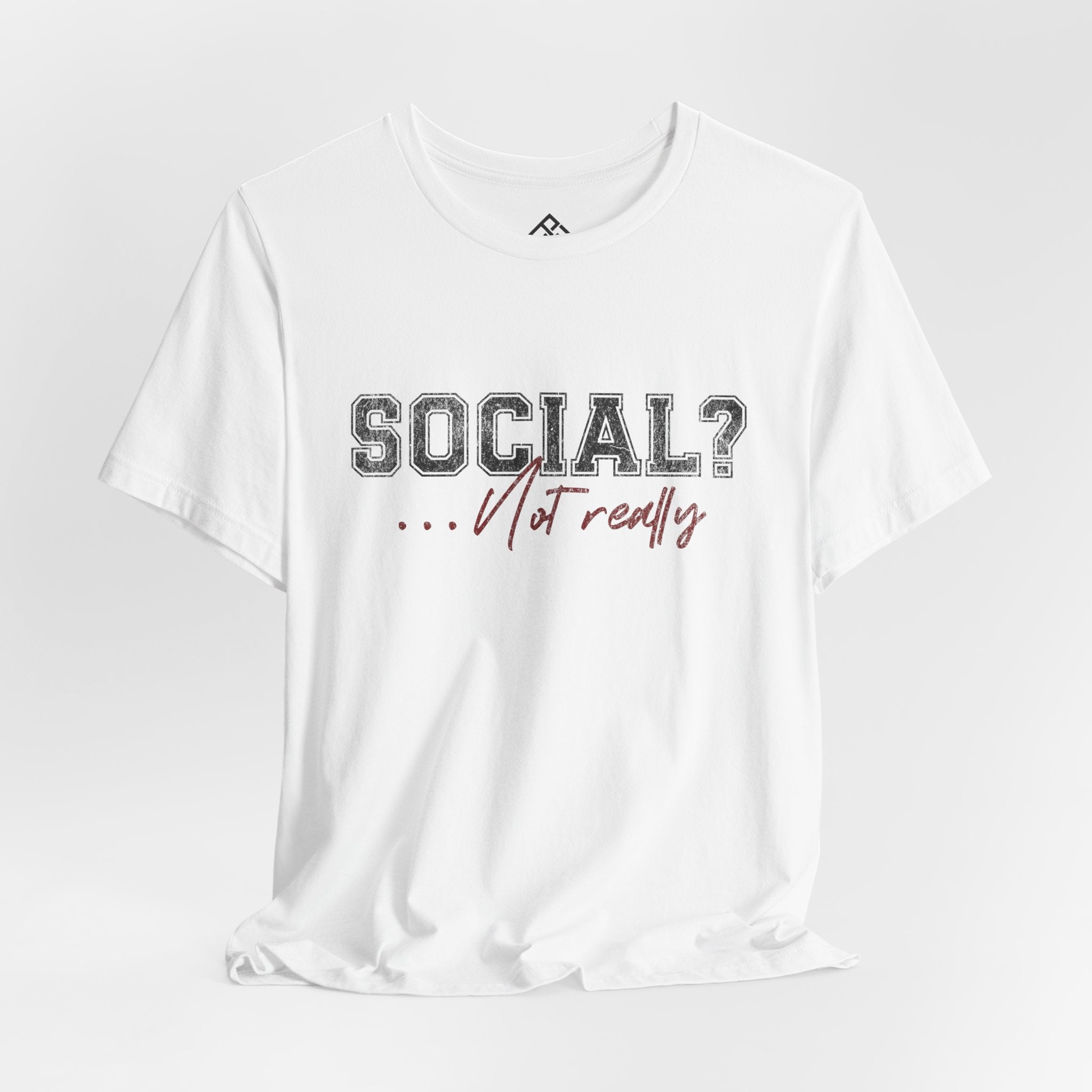 Social? Not Really Tee – Introvert Graphic T‑Shirt