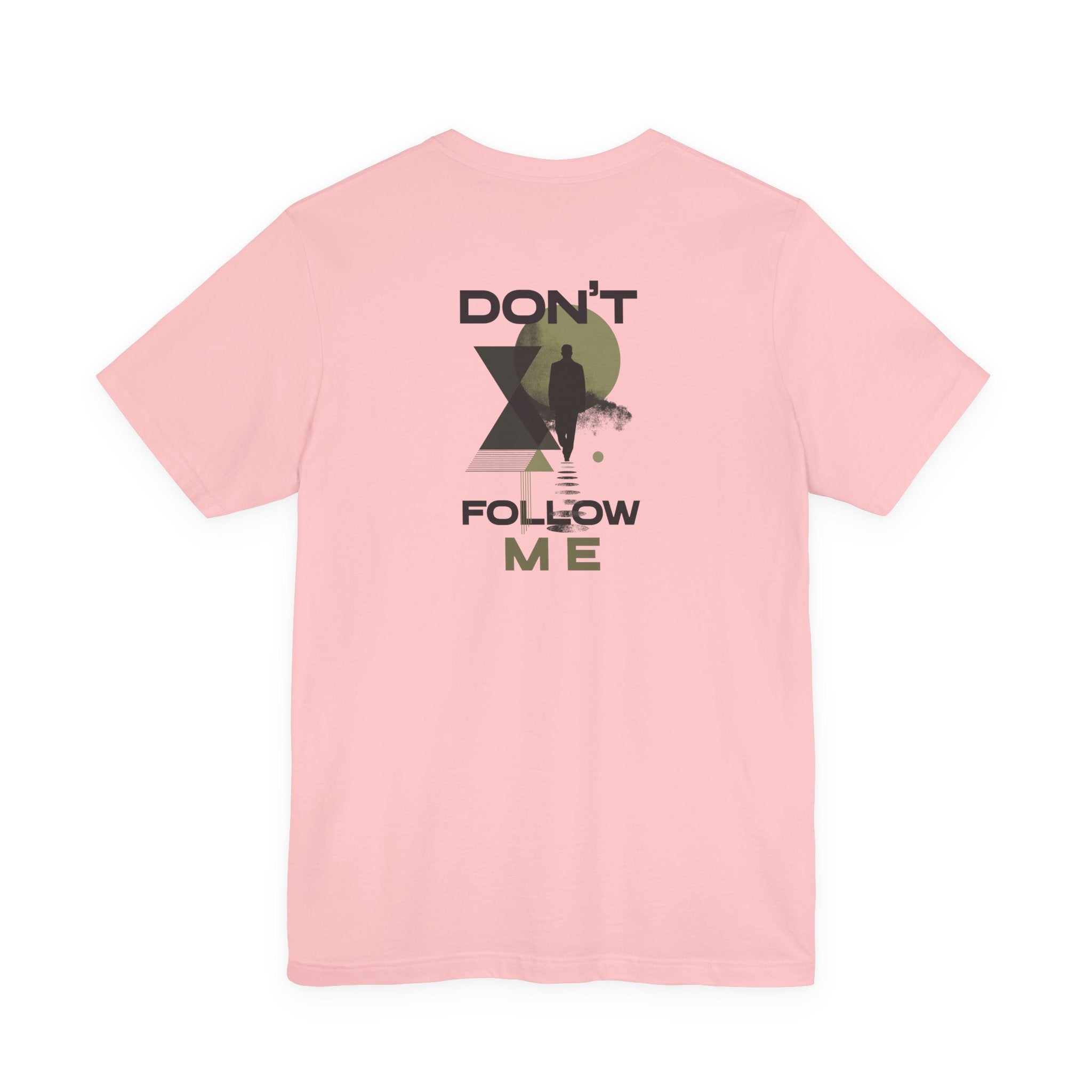 Don't Follow Me Tee #01 – Back Side, minimalist introvert graphic tee