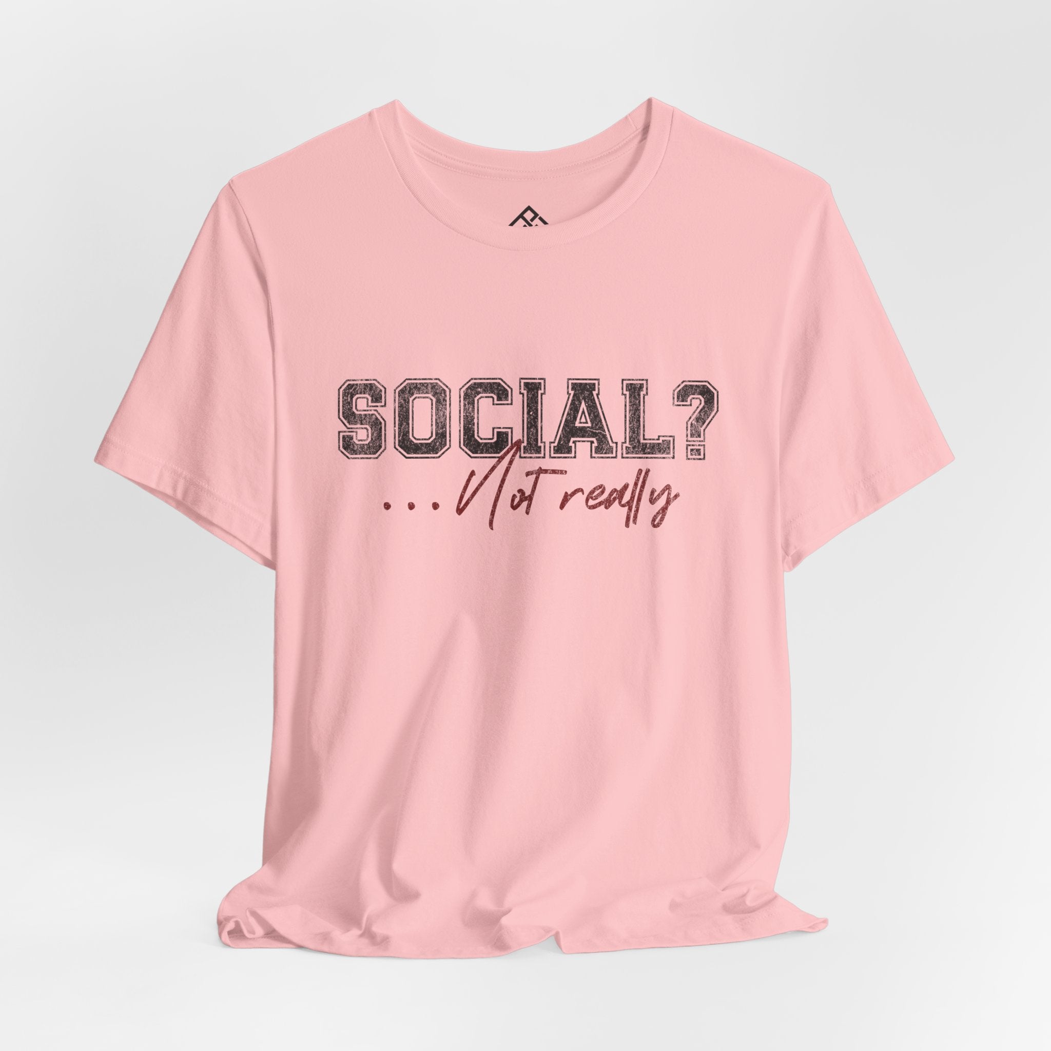 Social? Not Really Tee – Introvert Graphic T‑Shirt