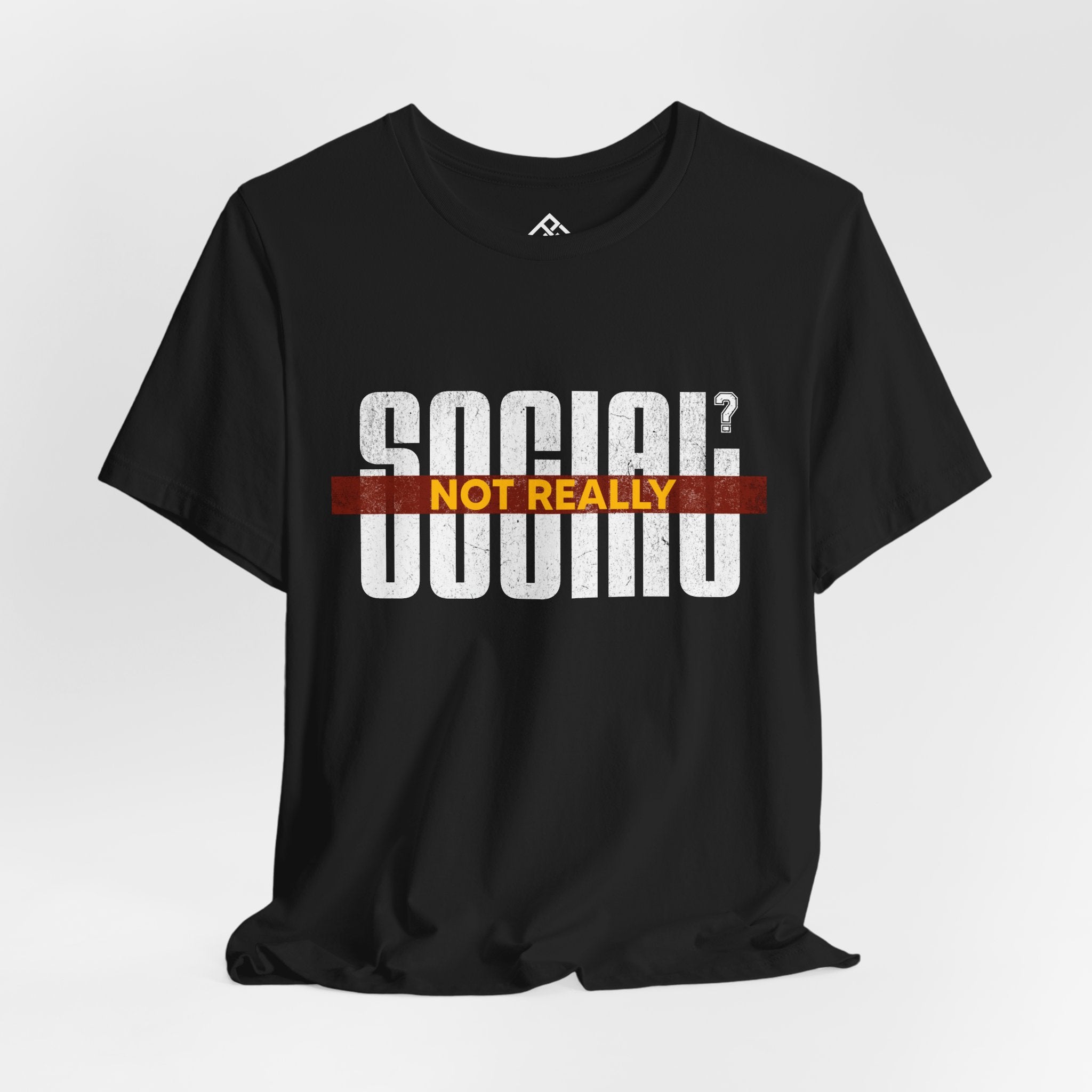Social? Not Really T‑Shirt — Funny Introvert Graphic Tee