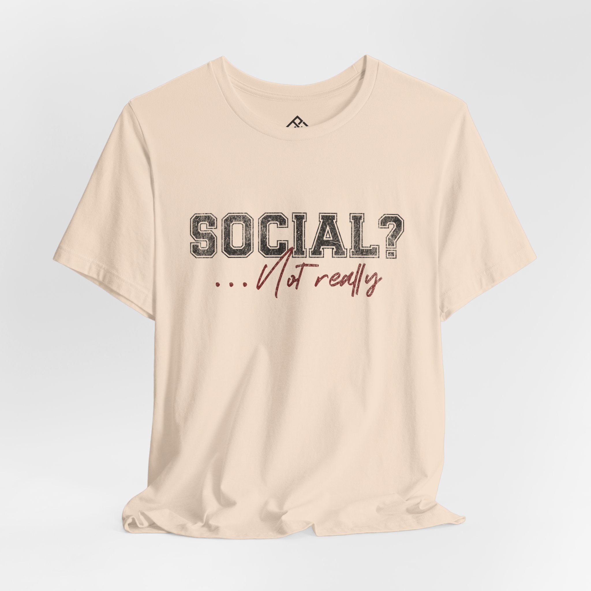 Social? Not Really Tee – Introvert Graphic T‑Shirt