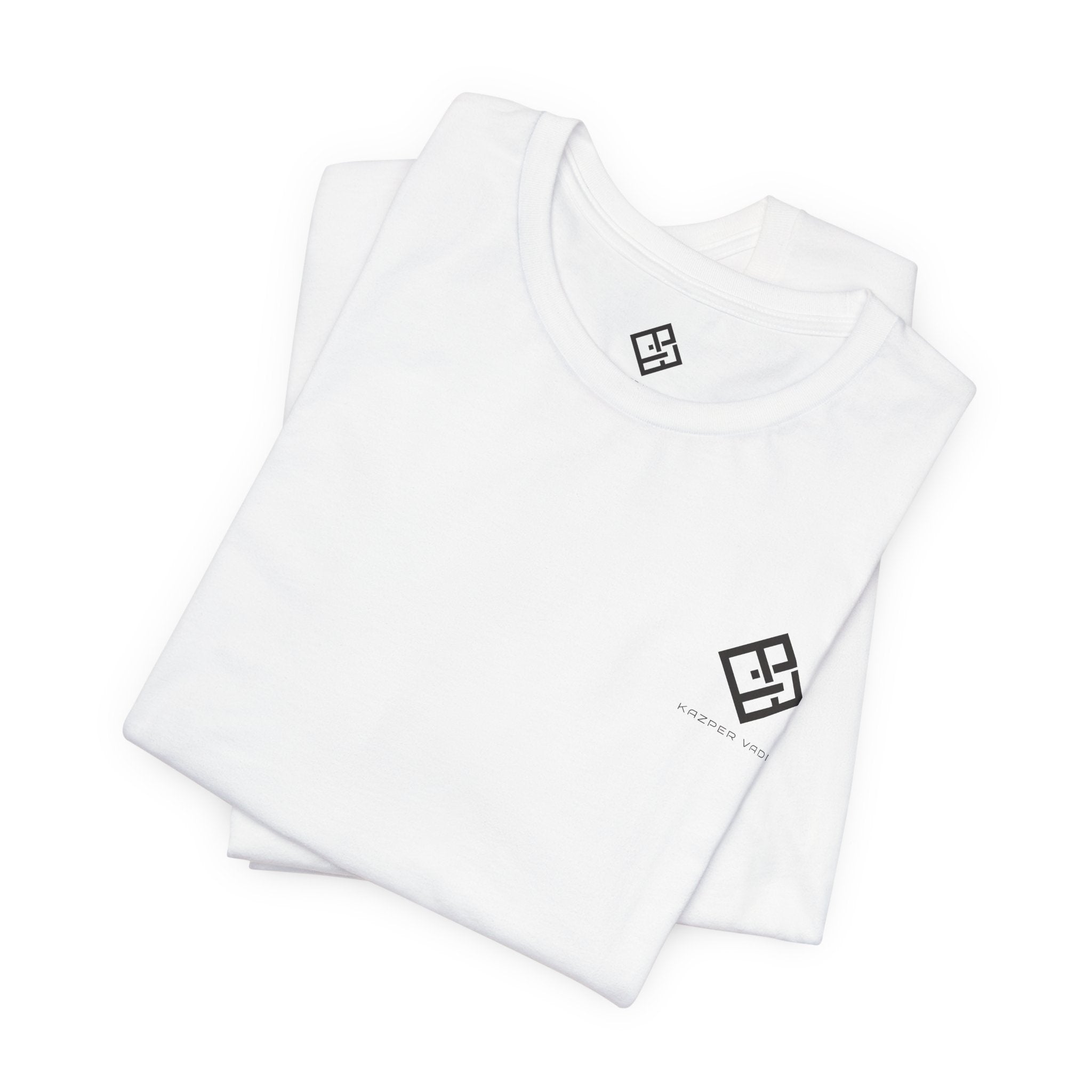 Don't Follow Me Graphic Tee #02 — Back side. Minimalist Silhouette Streetwear Shirt