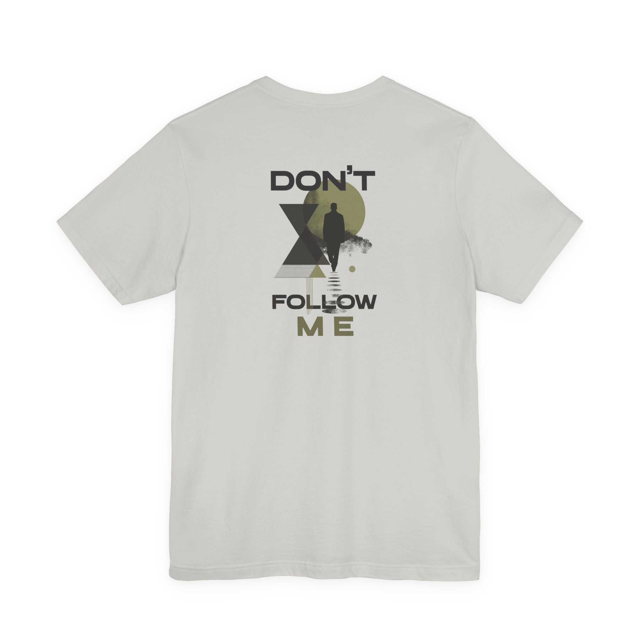 Don't Follow Me Tee #01 – Back Side, minimalist introvert graphic tee